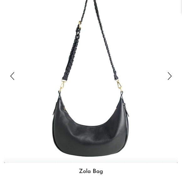 Moon shaped Vegan Leather crescent Hobo Bag- Rachel Zoe - Picture 4 of 5